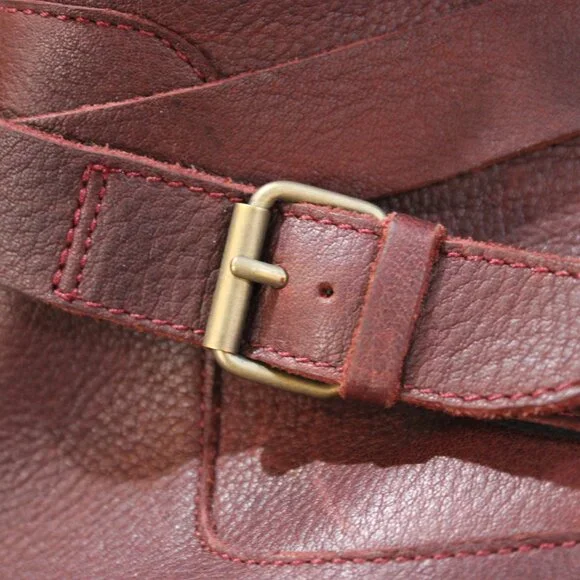 Merrell Shiloh II Burgundy Leather Ankle Boots Women’s NWOB Size 11 - Picture 6 of 15